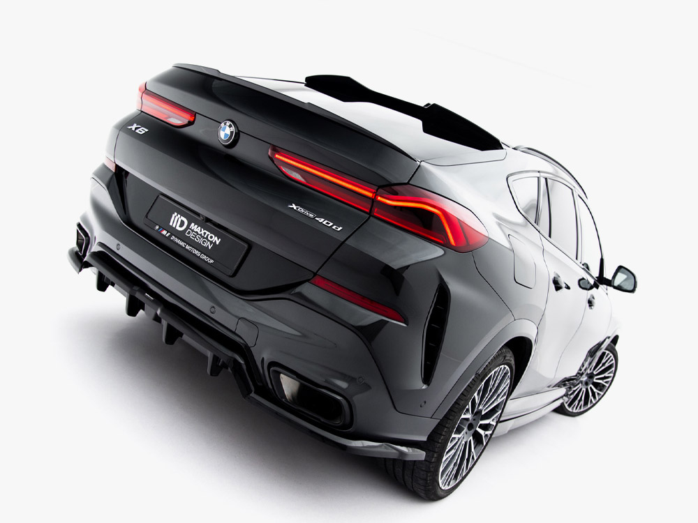 Central Rear Splitter (Vertical Bars) V.1 BMW X6 M-Pack G06 Facelift - 4 
