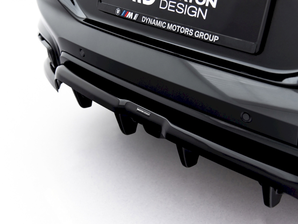 Central Rear Splitter (Vertical Bars) V.1 BMW X6 M-Pack G06 Facelift - 6 