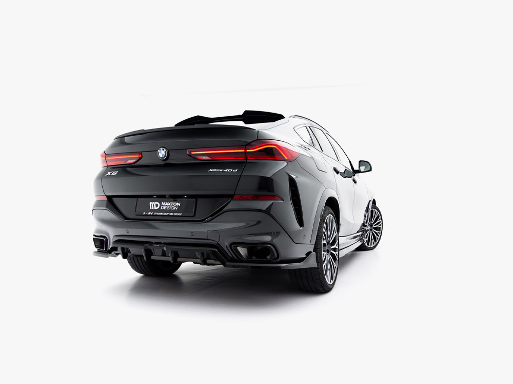 Central Rear Splitter (Vertical Bars) V.2 BMW X6 M-Pack G06 Facelift - 2 