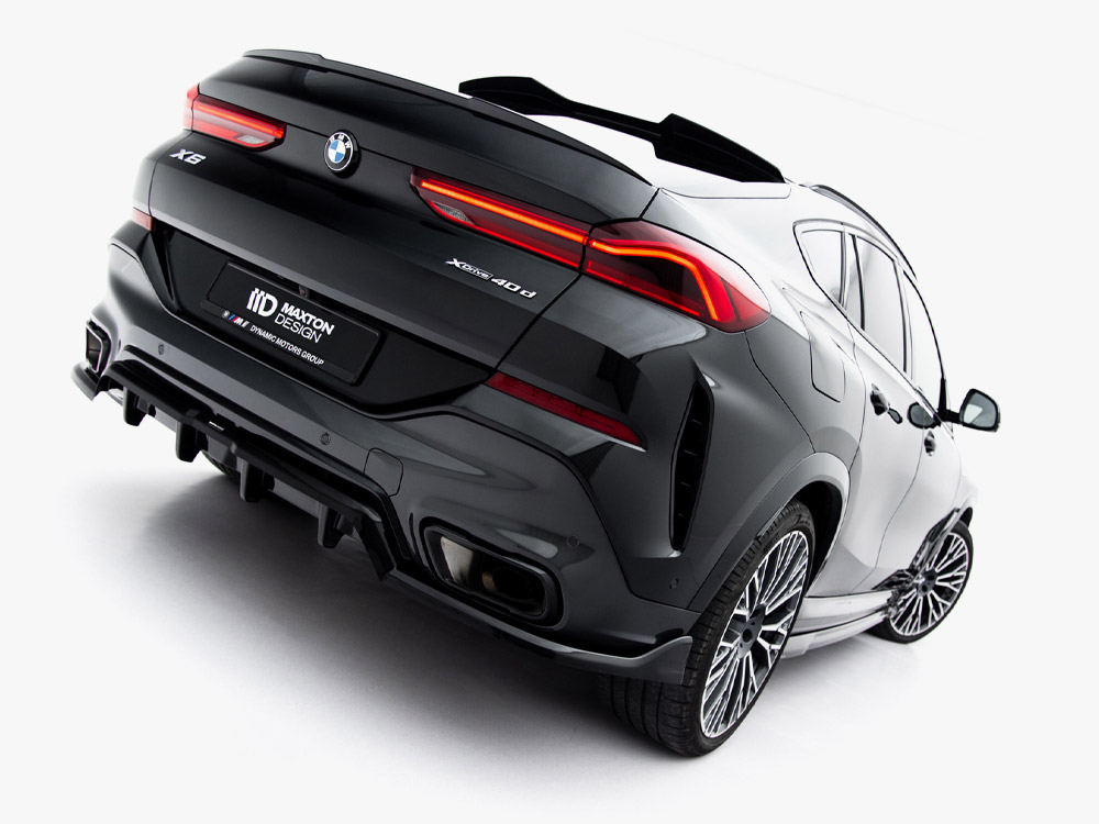 Central Rear Splitter (Vertical Bars) V.2 BMW X6 M-Pack G06 Facelift - 3 