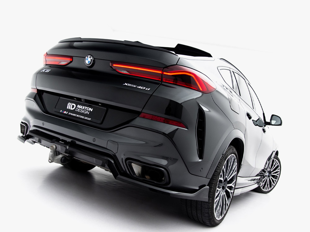 Central Rear Splitter (Vertical Bars) V.2 BMW X6 M-Pack G06 Facelift - 4 