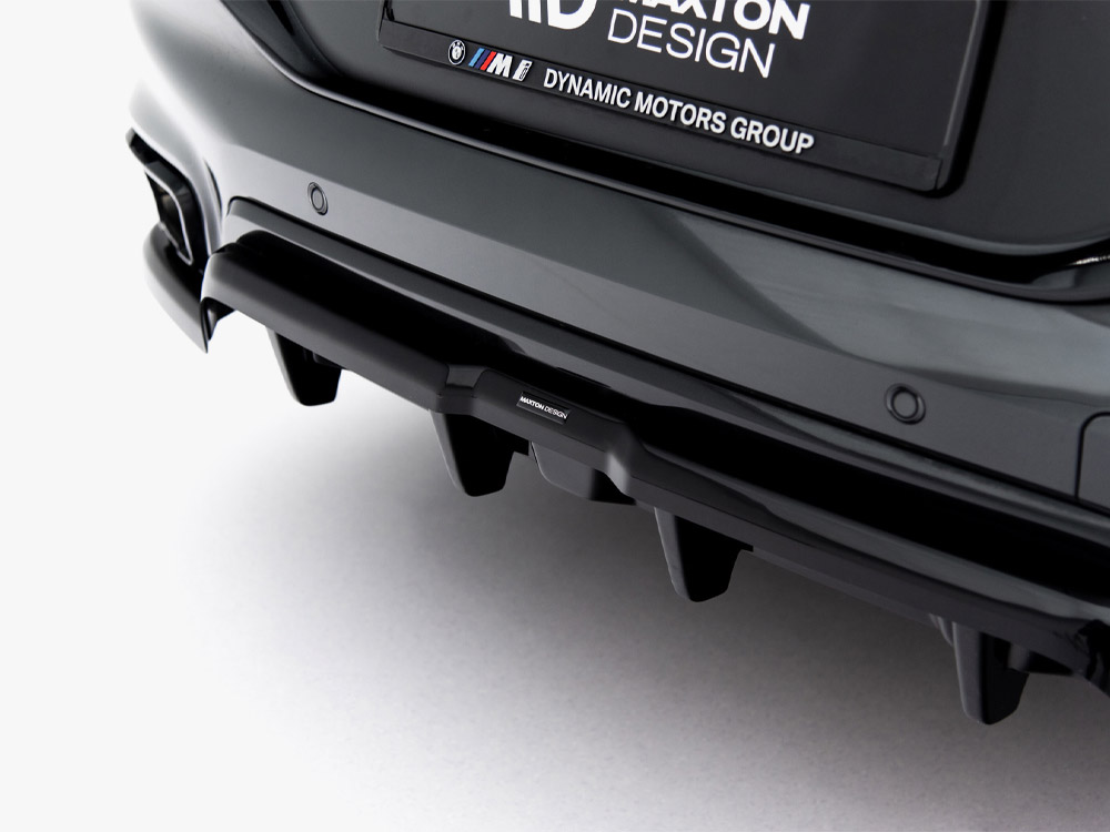 Central Rear Splitter (Vertical Bars) V.2 BMW X6 M-Pack G06 Facelift - 5 