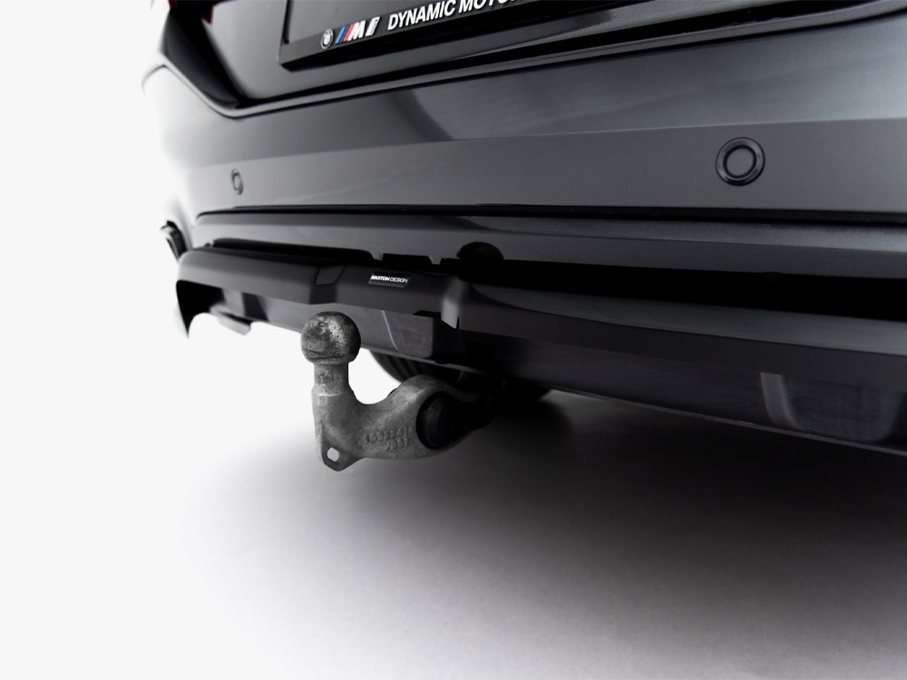 Central Rear Splitter (Vertical Bars) V.2 BMW X6 M-Pack G06 Facelift - 7 