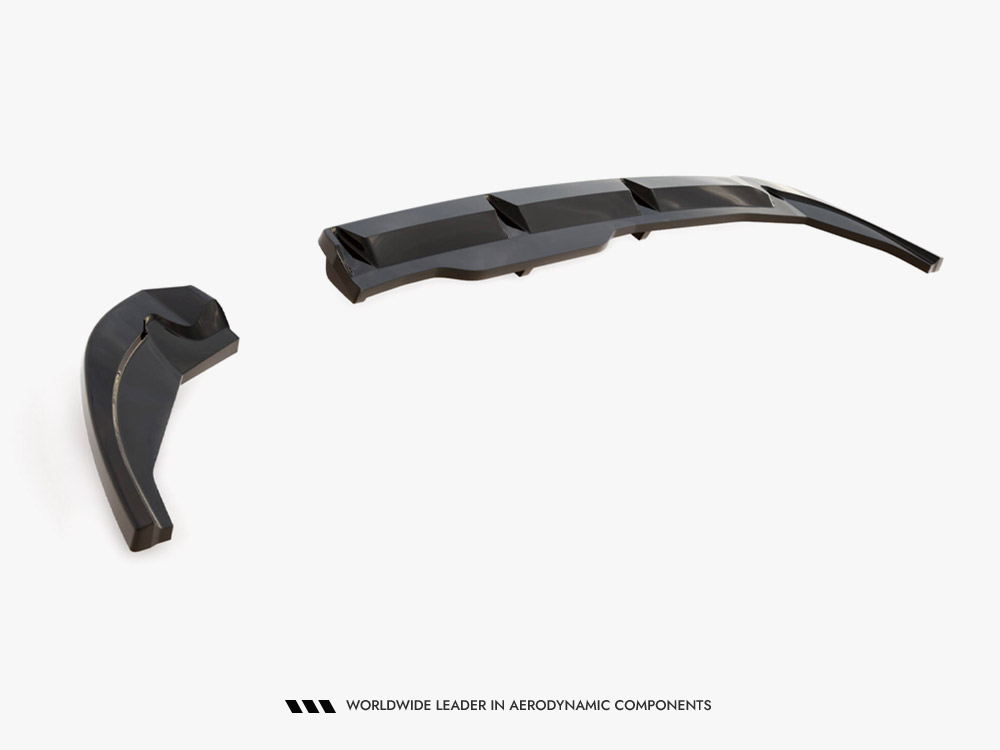 Central Rear Splitter (Vertical Bars) Fiat 500X Sport Mk1 Facelift - 7 