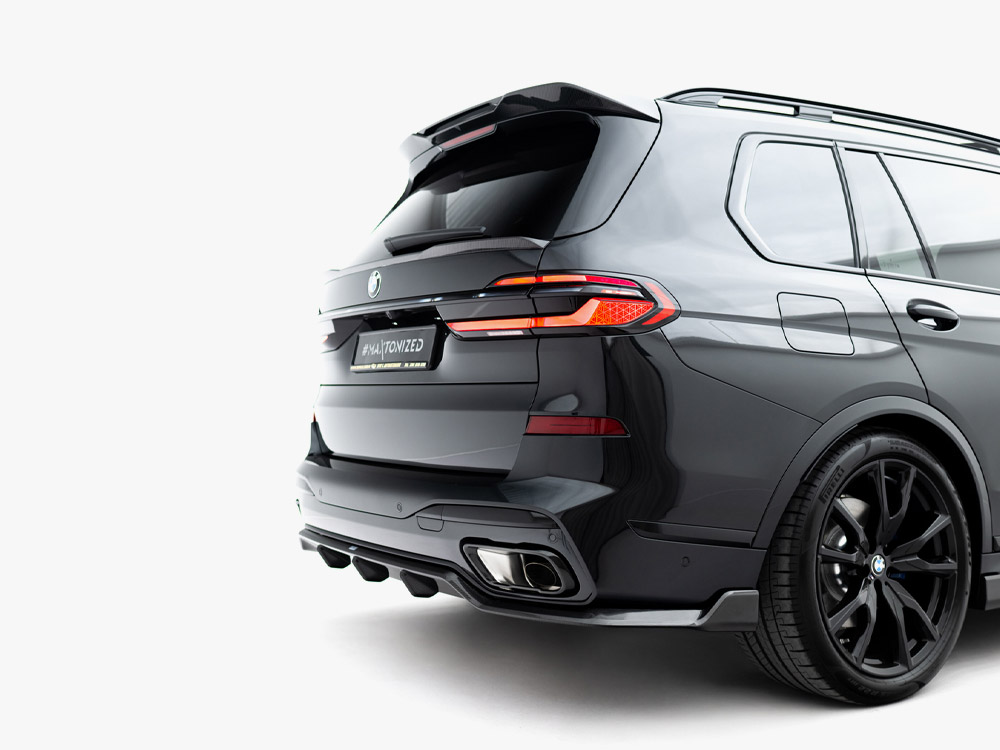 Prepreg Carbon Fiber Rear Diffuser BMW X7 M-Pack G07 Facelift - 4 