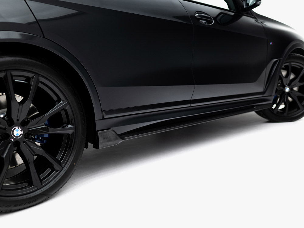 Prepreg Carbon Fiber Side Skirts BMW X7 M-Pack G07 Facelift - 4 