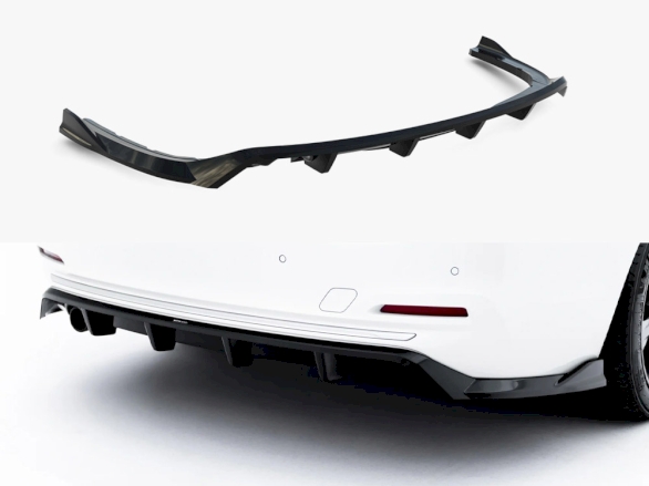 Rear Splitter (Vertical Bars) BMW 3 Sportline Sedan / Touring F30 / F31