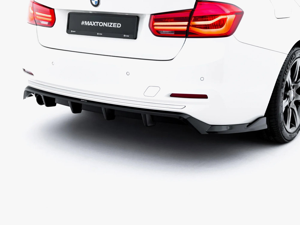 Rear Splitter (Vertical Bars) BMW 3 Sportline Sedan / Touring F30 / F31 - 4 