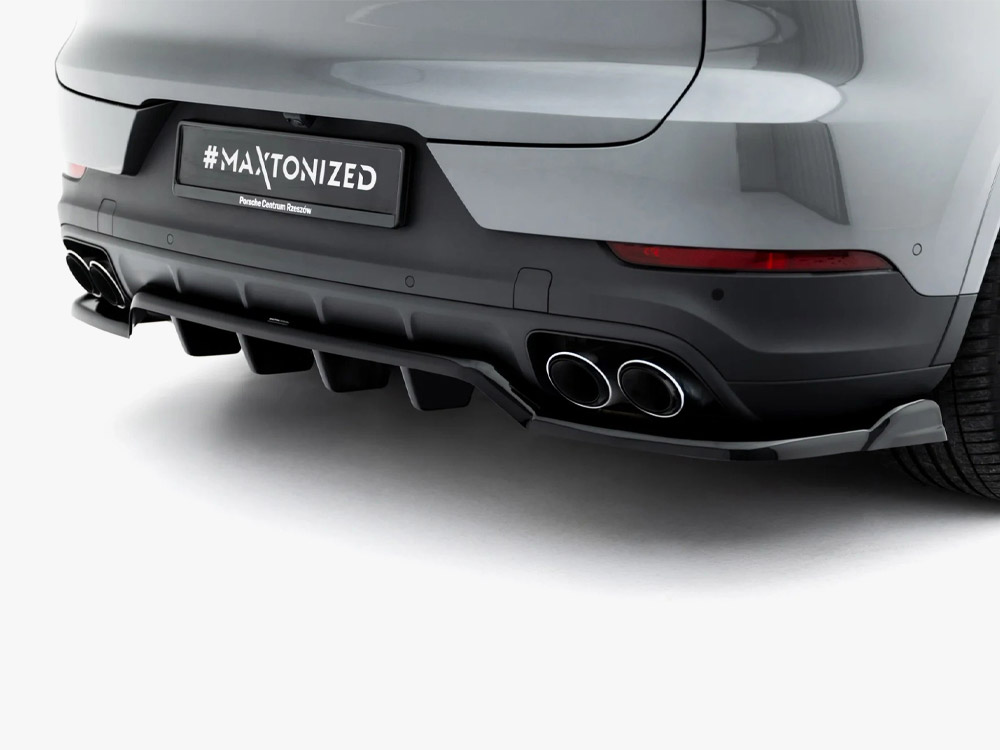 Rear Splitter (Vertical Bars) Porsche Cayenne SUV / Coupe Mk3 Facelift - 3 