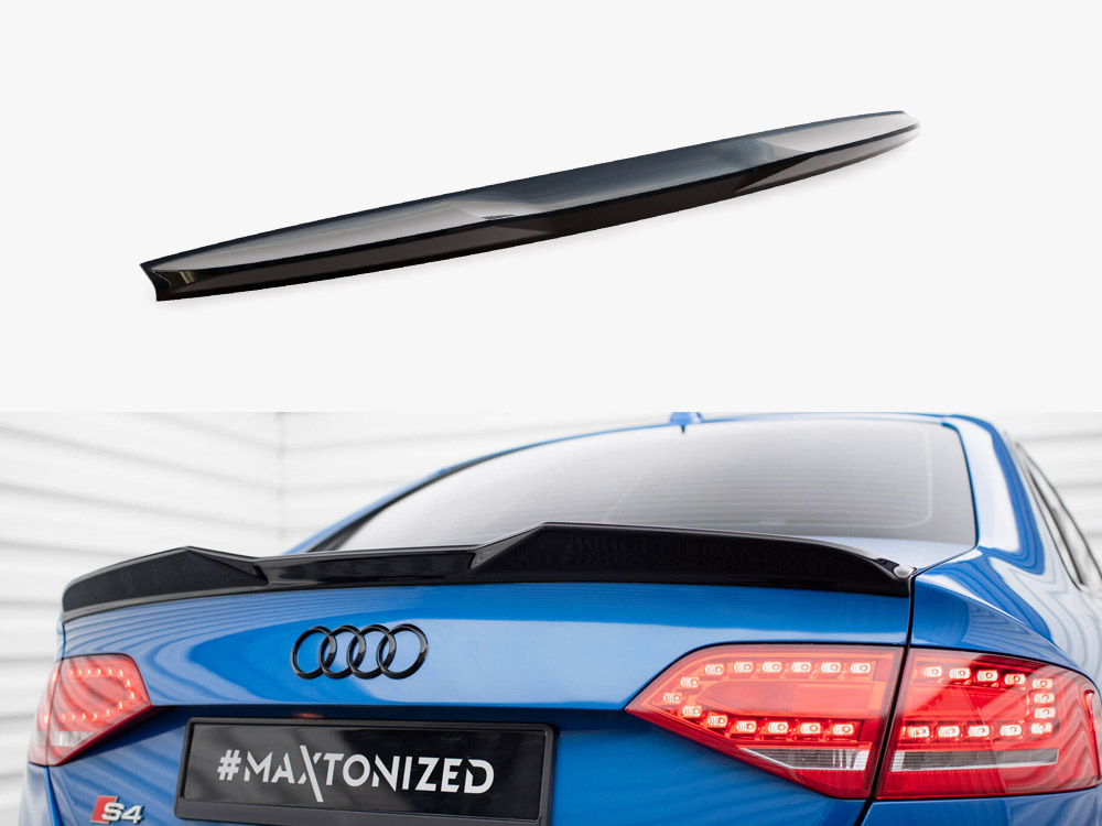 Spoiler CAP 3D Audi A4 Sedan B8 - 1 