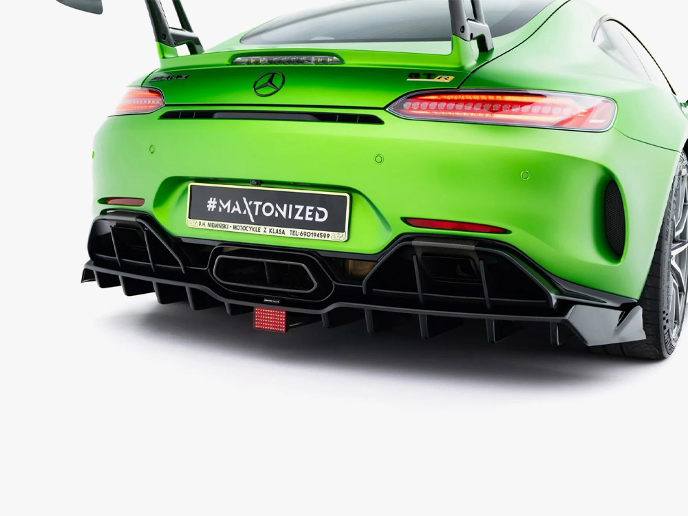 Rear Splitter (Vertical Bars) + LED Mercedes-AMG GT R C190 Facelift - 4 