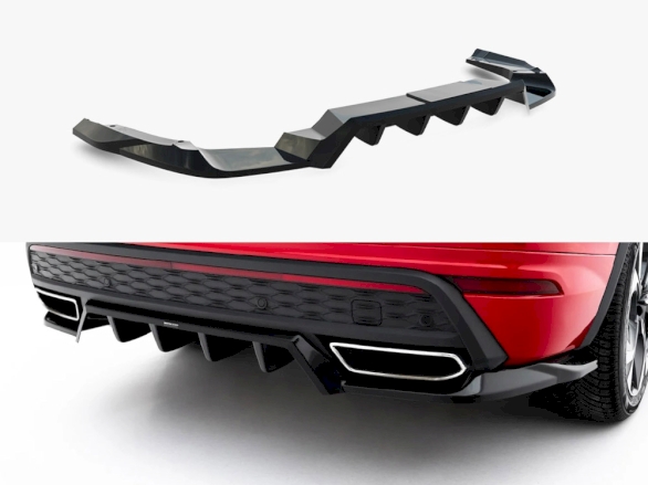 Rear Splitter (Vertical Bars) Skoda Kodiaq RS Mk2