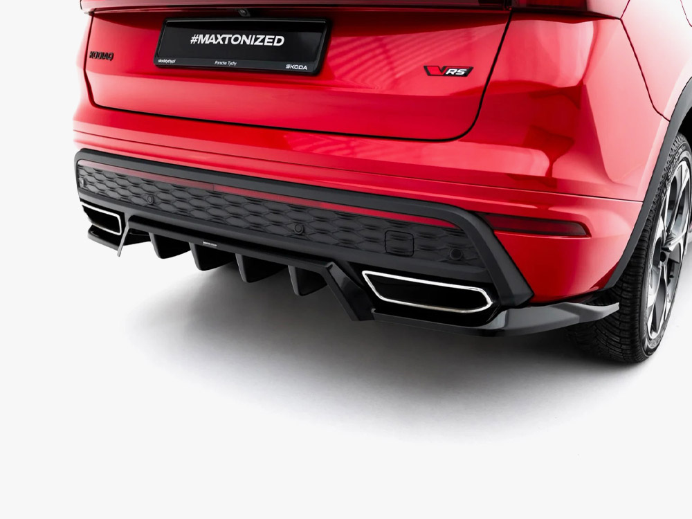 Rear Splitter (Vertical Bars) Skoda Kodiaq RS Mk2 - 4 