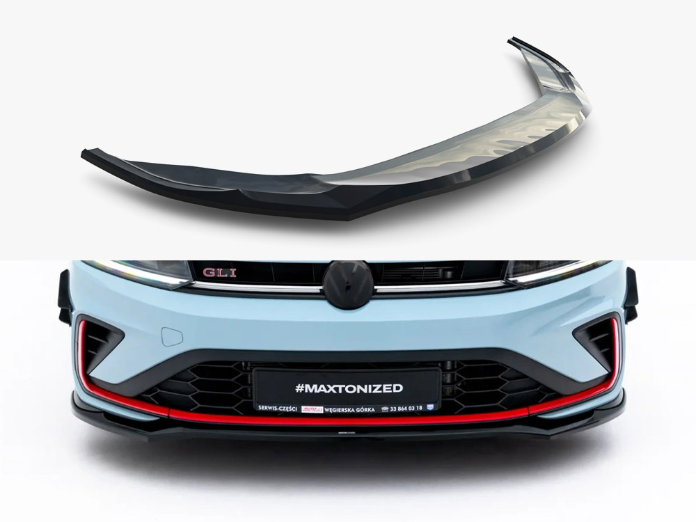 Front Splitter V.2 Volkswagen Jetta GLI Mk7 Facelift 2 - 1 