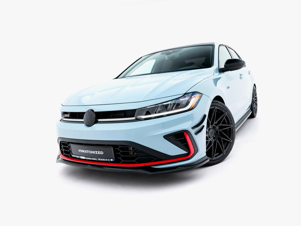 Front Splitter V.2 Volkswagen Jetta GLI Mk7 Facelift 2 - 2 