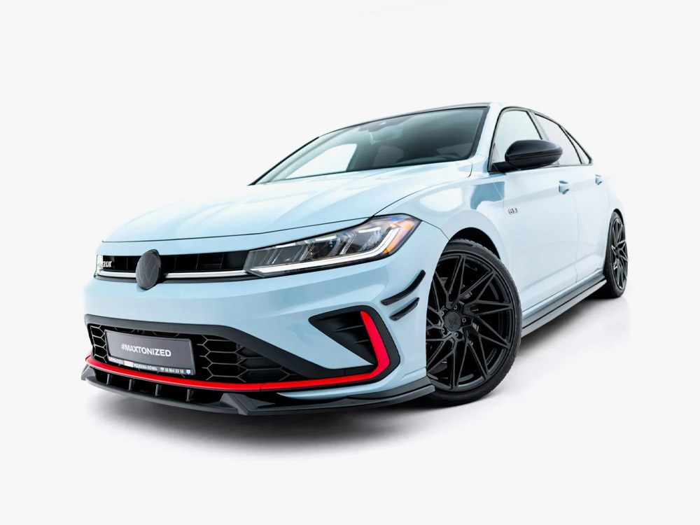 Front Splitter V.1 Volkswagen Jetta GLI Mk7 Facelift 2 - 2 