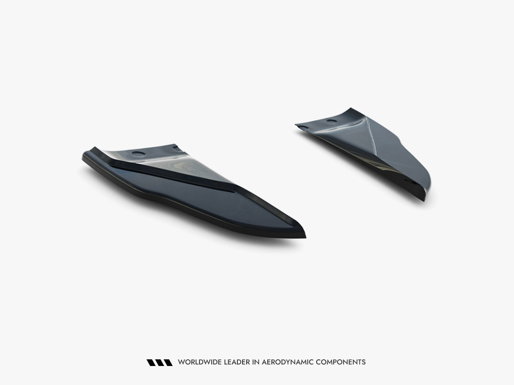 Rear Side Splitters V.2 Tesla Model S Mk1 - 5 