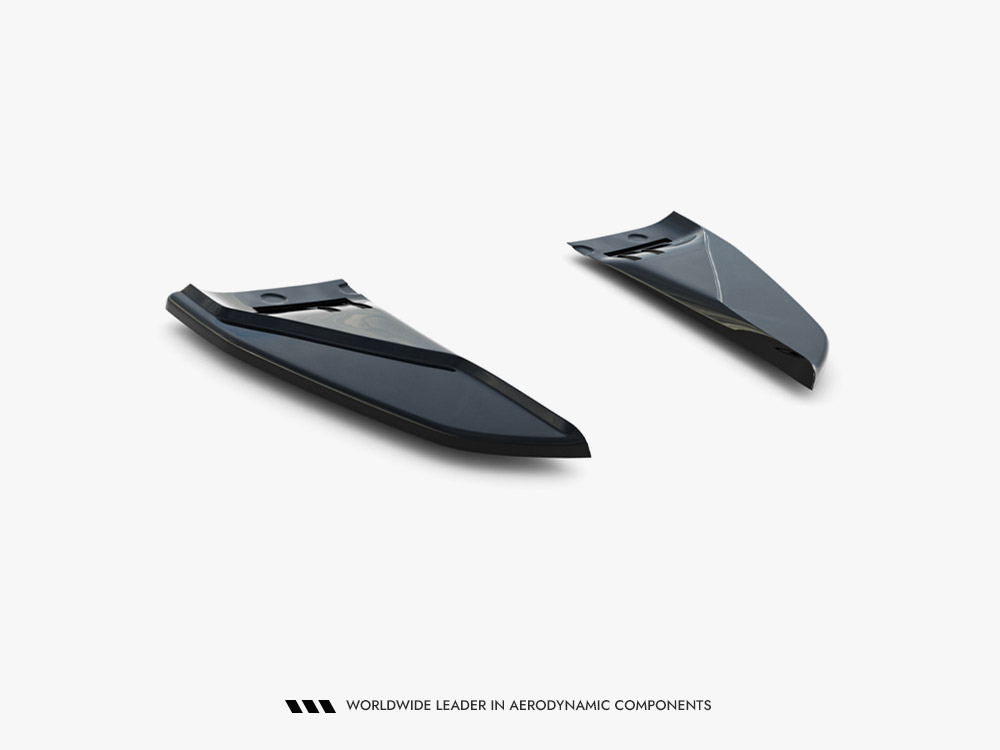 Rear Side Splitters V.1 Tesla Model S Mk1 - 5 