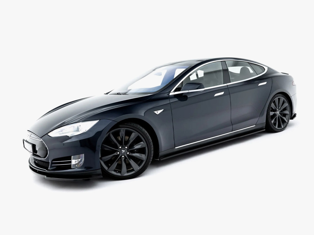 Side Skirt Diffusers V.2 Tesla Model S Mk1 - 2 