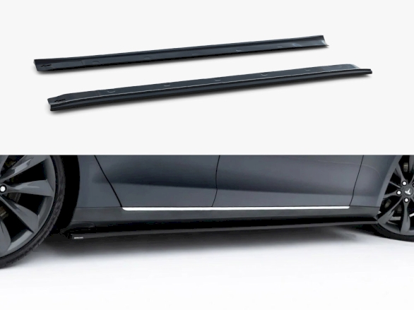 Side Skirt Diffusers V.1 Tesla Model S Mk1