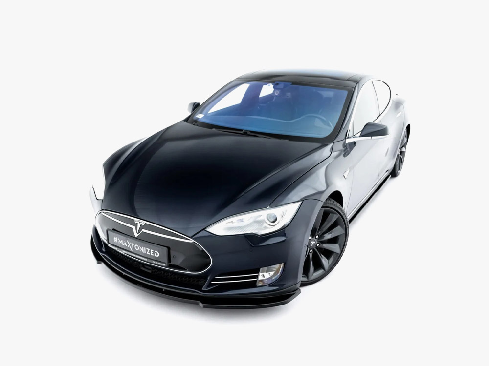 Front Splitter V.2 Tesla Model S Mk1 - 3 