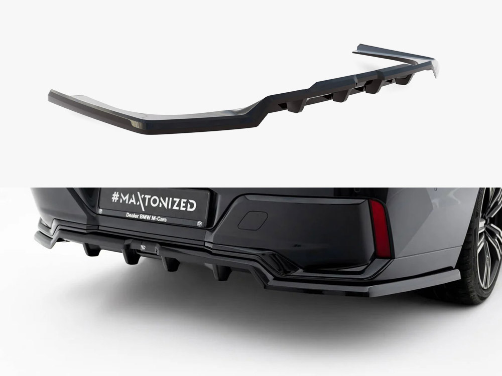 Rear Splitter (Vertical Bars) V.1 BMW 7 M-Pack G70 - 1 