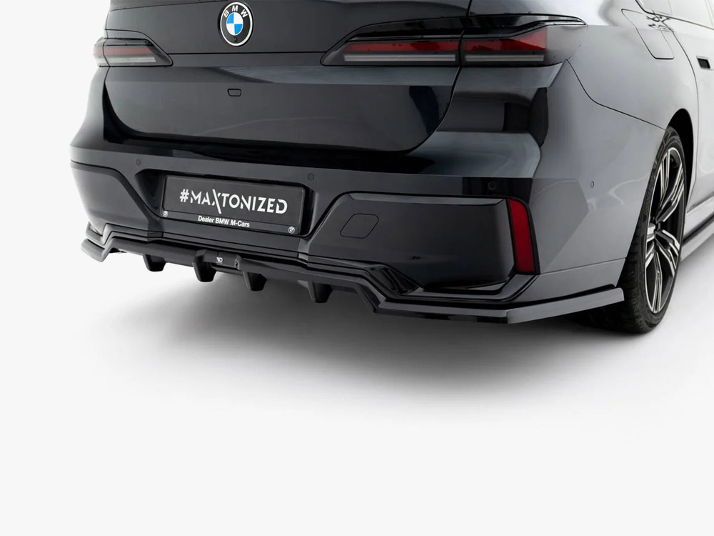 Rear Splitter (Vertical Bars) V.1 BMW 7 M-Pack G70 - 3 