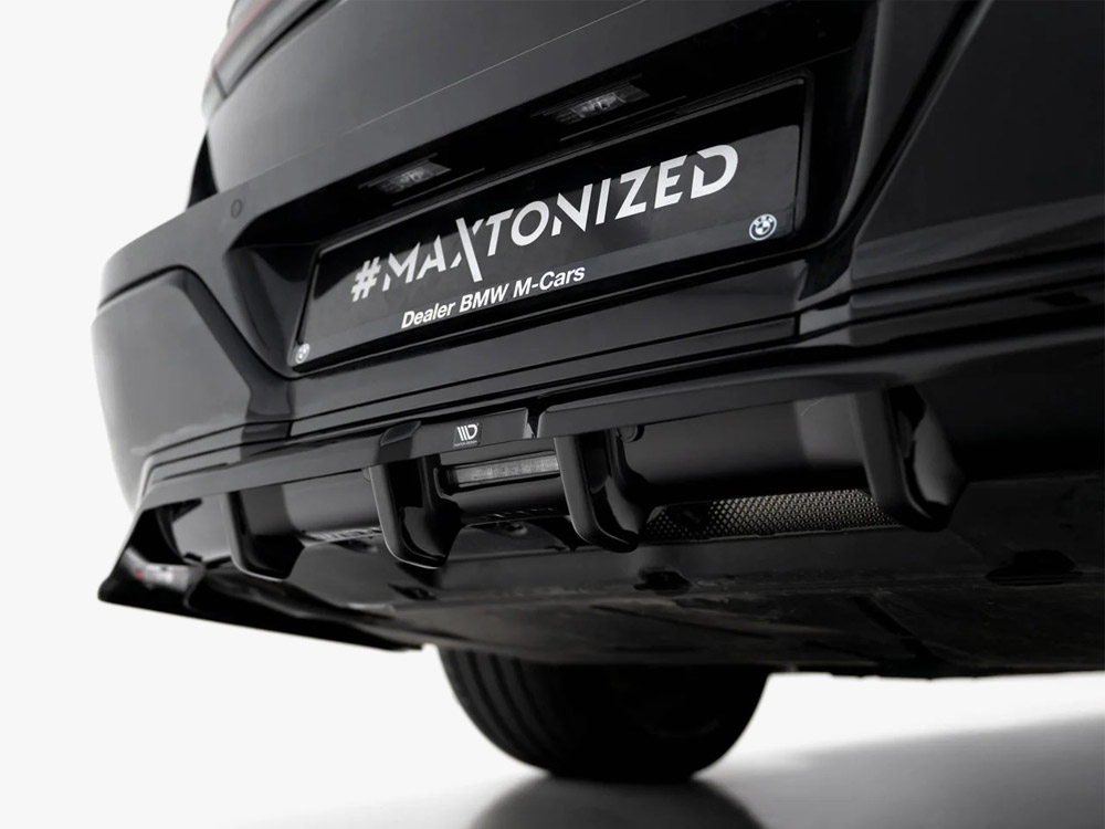 Rear Splitter (Vertical Bars) V.1 BMW 7 M-Pack G70 - 5 