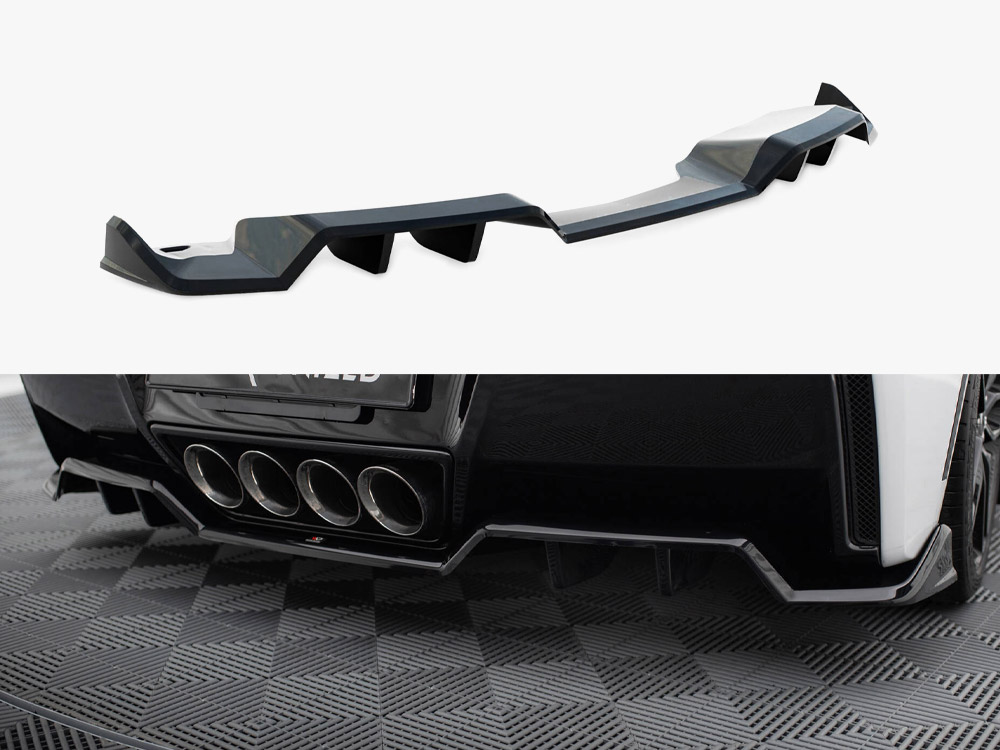 Rear Splitter (Vertical Bars) Chevrolet Corvette Stingray C7 - 1 