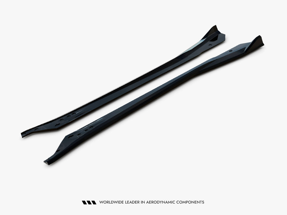Side Skirt Diffusers V.2 Chevrolet Corvette Stingray C7 - 5 