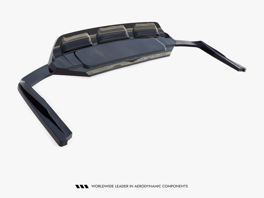 Rear Splitter (Vertical Bars) Audi SQ7 Mk2 (4M) Facelift - 7 