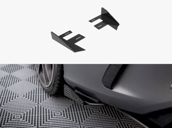 Rear Side Flaps Mercedes-AMG C43 Coupe / Cabrio C205 Facelift / A205 Facelift