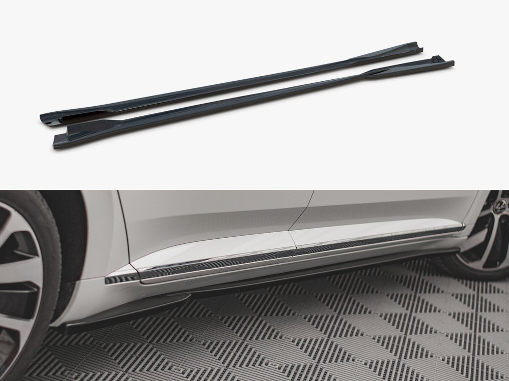 Side Skirt Diffusers Volkswagen Arteon R / R-Line Sedan / Shooting Brake Mk1 Facelift - 1 