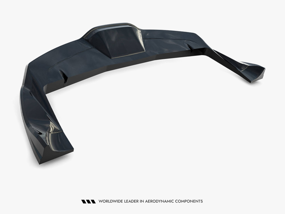 Rear Splitter (Vertical Bars) V.2 Tesla Model X Mk1 Facelift - 10 