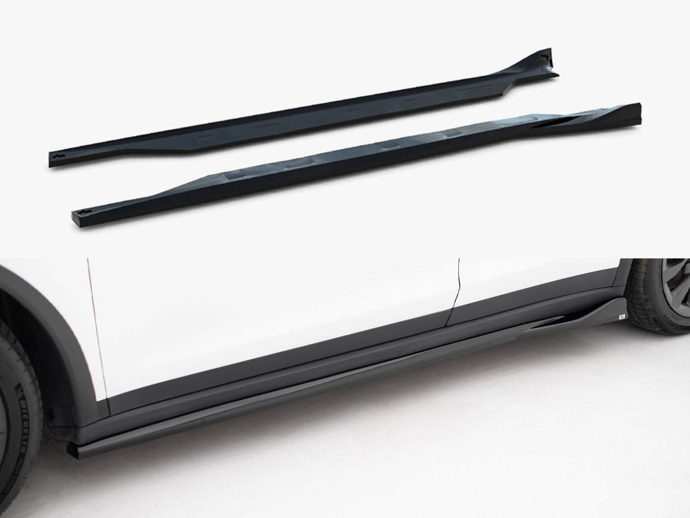 Side Skirts Diffusers V.2 Tesla Model X Mk1 Facelift - 1 
