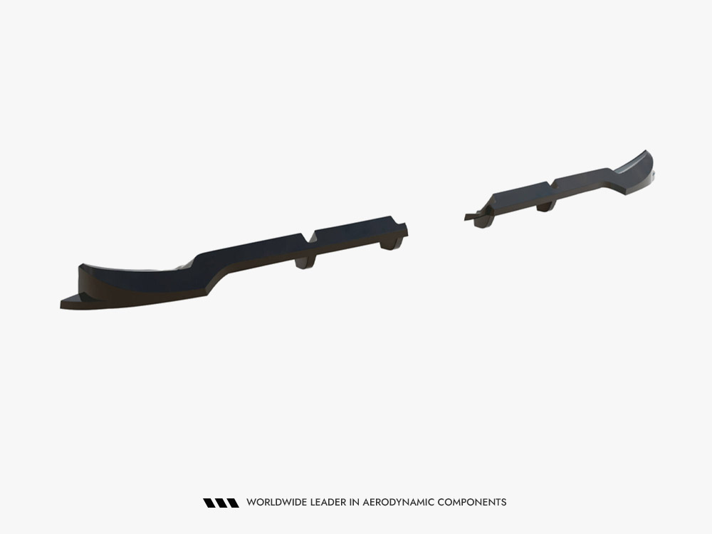 Rear Splitter (Vertical Bars) Brabus Smart Fortwo C451 Facelift - 5 
