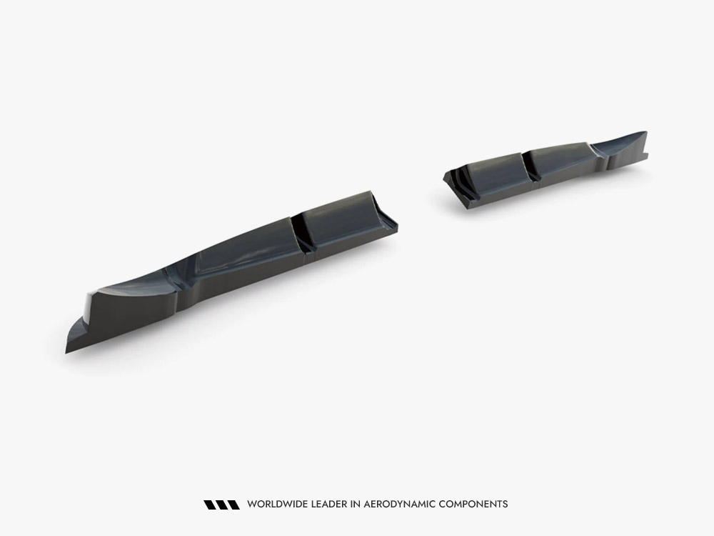 Rear Splitter (Vertical Bars) Brabus Smart Fortwo C451 Facelift - 6 