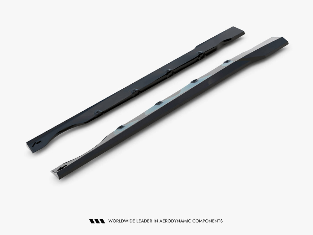 Side Skirts Diffusers Brabus Smart Fortwo C451 Facelift - 5 