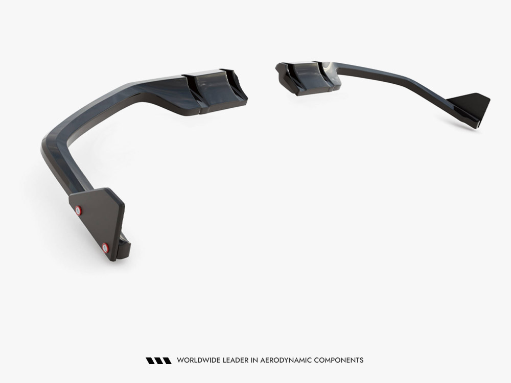 Rear Splitter V.1 (Vertical Bars) + Flaps Honda Civic Sport Mk10 Facelift - 7 
