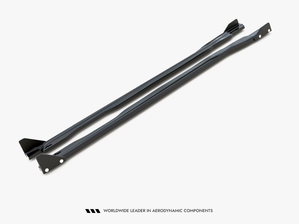 Side Skirts Diffusers V.1 + Flaps Honda Civic Type-R Mk 11 - 5 
