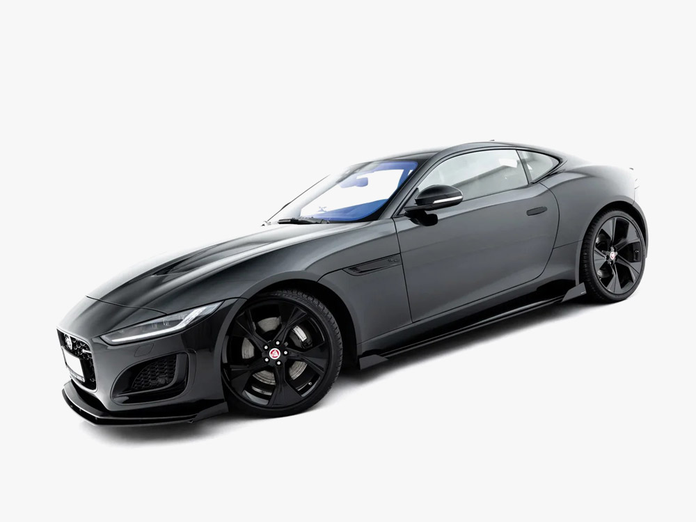 Street PRO Side Skirt Diffusers + Flaps Jaguar F-Type X152 Facelift 2 - 2 