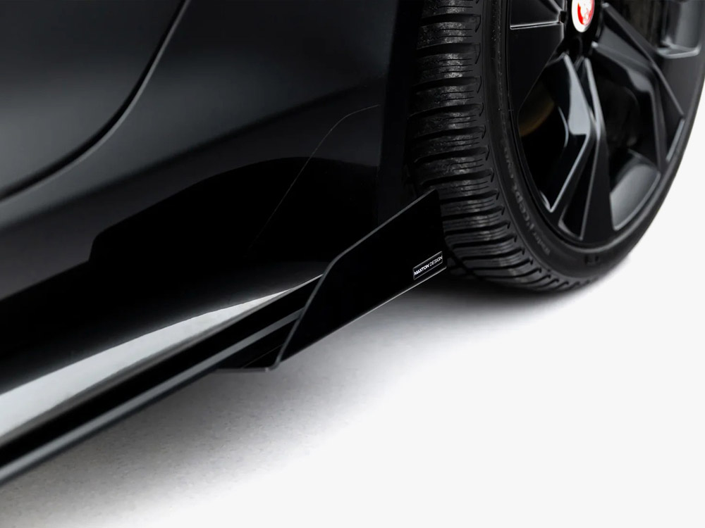 Street PRO Side Skirt Diffusers + Flaps Jaguar F-Type X152 Facelift 2 - 6 