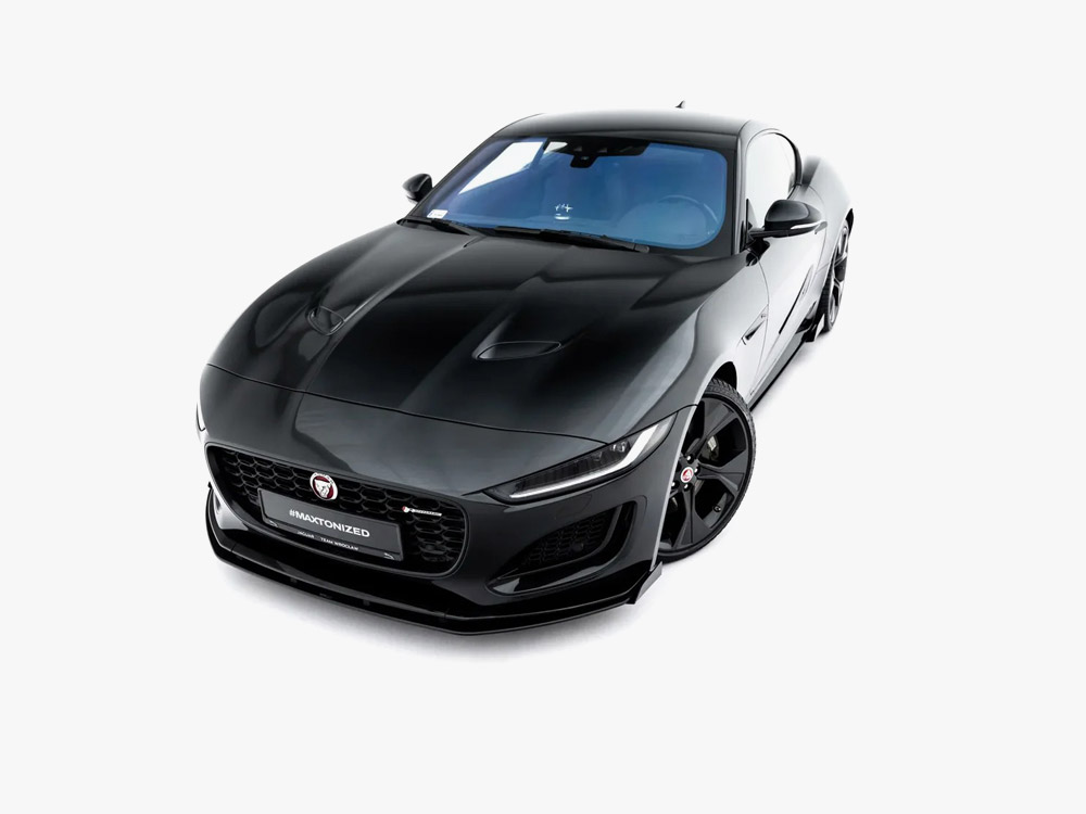 Street PRO Front Splitter + Flaps Jaguar F-Type X152 Facelift 2 - 3 
