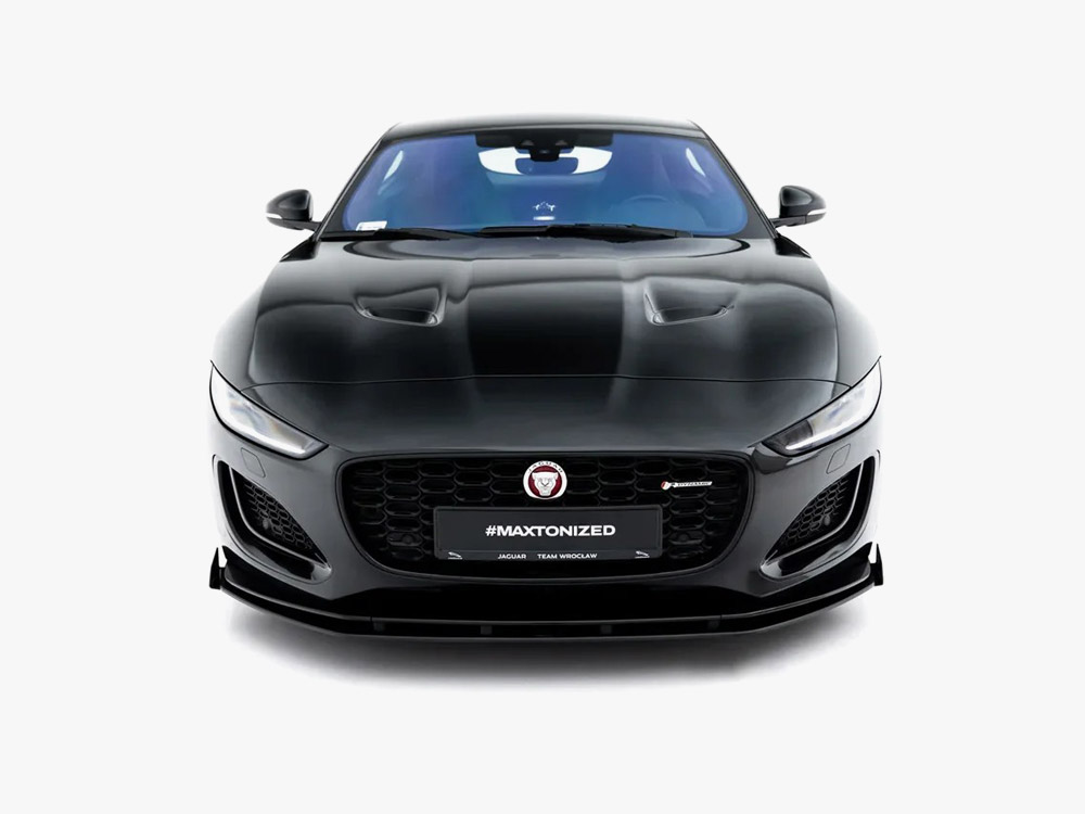 Street PRO Front Splitter + Flaps Jaguar F-Type X152 Facelift 2 - 4 