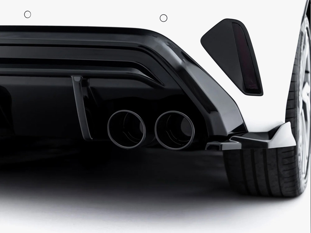 Rear Valance + Exhaust Ends Imitation Audi A3 S-Line Sportback 8Y Facelift - 5 