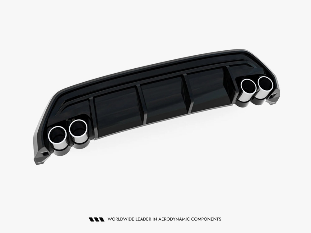 Rear Valance + Exhaust Ends Imitation Audi A3 S-Line Sportback 8Y Facelift - 8 
