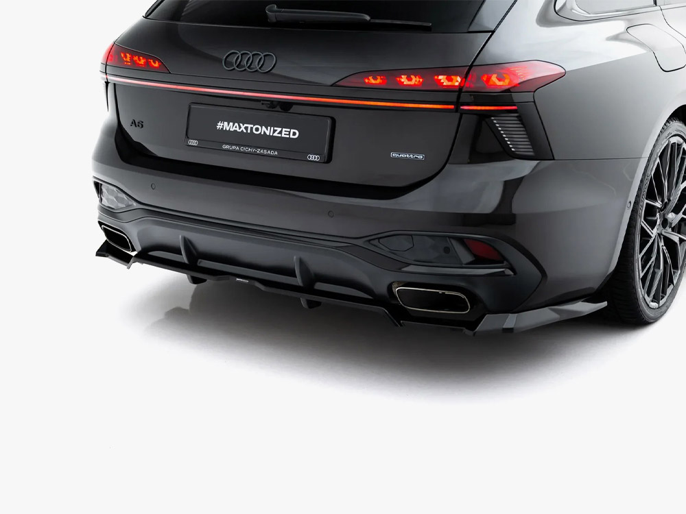 Rear Splitter (Vertical Bars) V.3 Audi A6 S-Line C9 - 3 