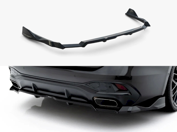 Rear Splitter (Vertical Bars) V.4 Audi A6 S-Line C9