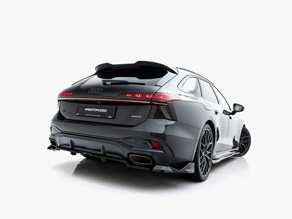 Rear Splitter (Vertical Bars) V.4 Audi A6 S-Line C9 - 2 