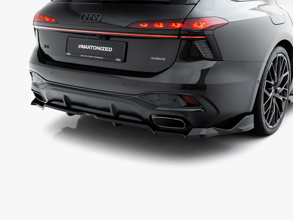 Rear Splitter (Vertical Bars) V.4 Audi A6 S-Line C9 - 3 